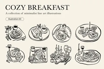 Breakfast Illustration Pack