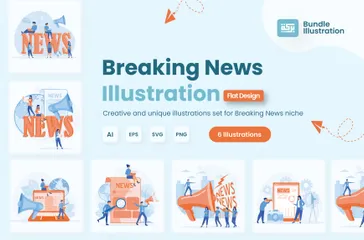 Breaking News Illustration Pack