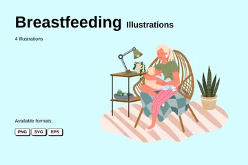 Breastfeeding Illustration Pack
