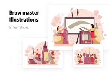 Brow Master Illustration Pack