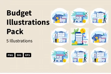 Budget Illustration Pack