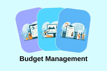 Budget Management Illustration Pack