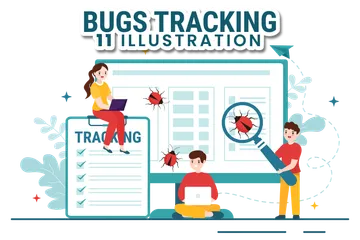 Bug Tracking Illustration Pack