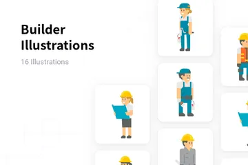 Builder Illustration Pack