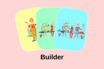 Builder Illustration Pack