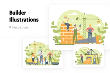 Builder Illustration Pack