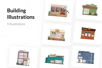 Building Illustration Pack