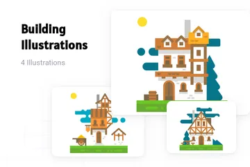 Building Illustration Pack