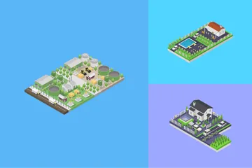 Buildings Illustration Pack