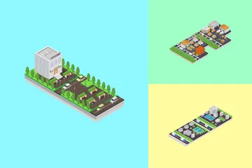 Buildings Illustration Pack