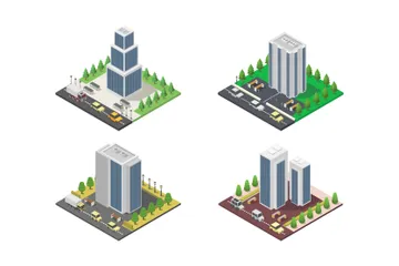 Buildings Illustration Pack