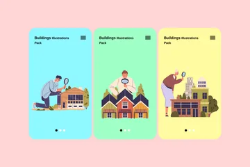 Buildings Illustration Pack