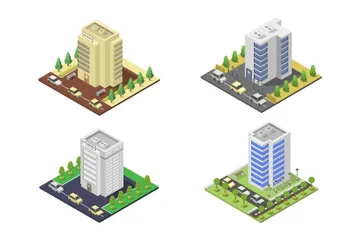 Buildings Illustration Pack