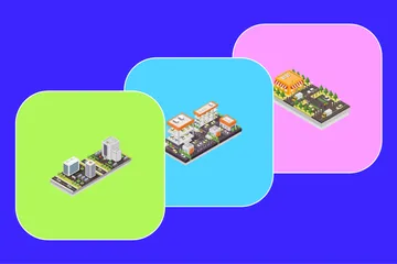 Buildings Illustration Pack