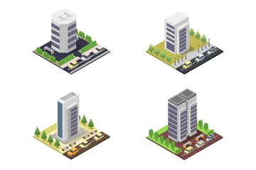 Buildings Illustration Pack