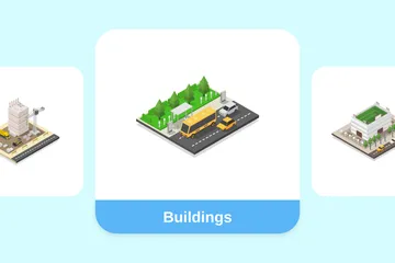 Buildings Illustration Pack