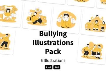 Bullying Illustration Pack
