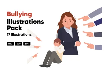 Bullying Illustration Pack