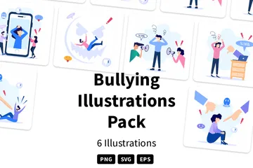 Bullying Illustration Pack