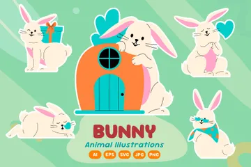 Bunny Illustration Pack