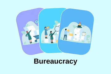 Bureaucracy Illustration Pack
