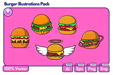 Burger Illustration Pack