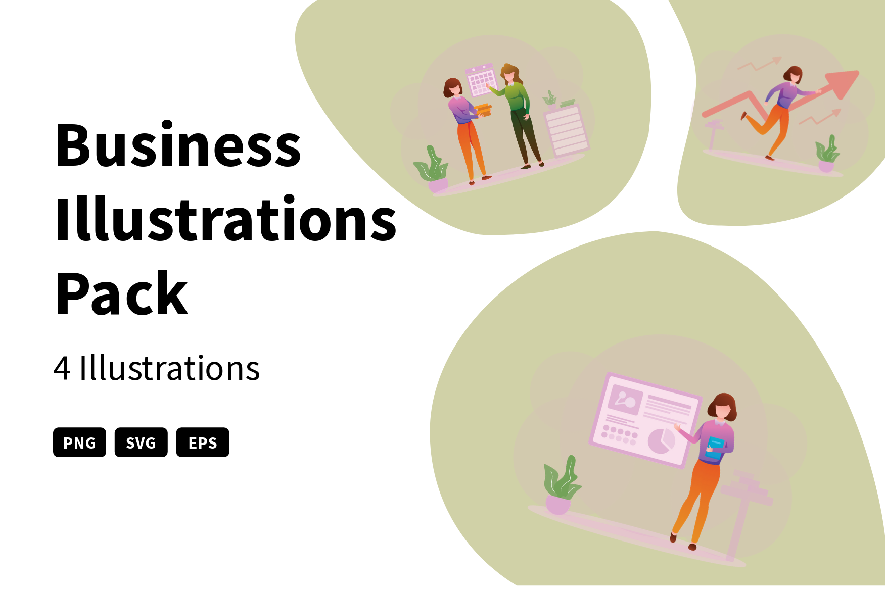 Premium Business Illustration pack from Business Illustrations