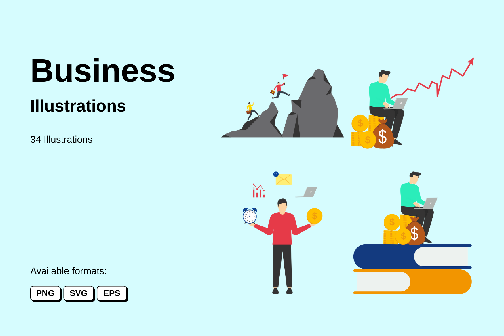 Premium Business Illustration pack from Business Illustrations