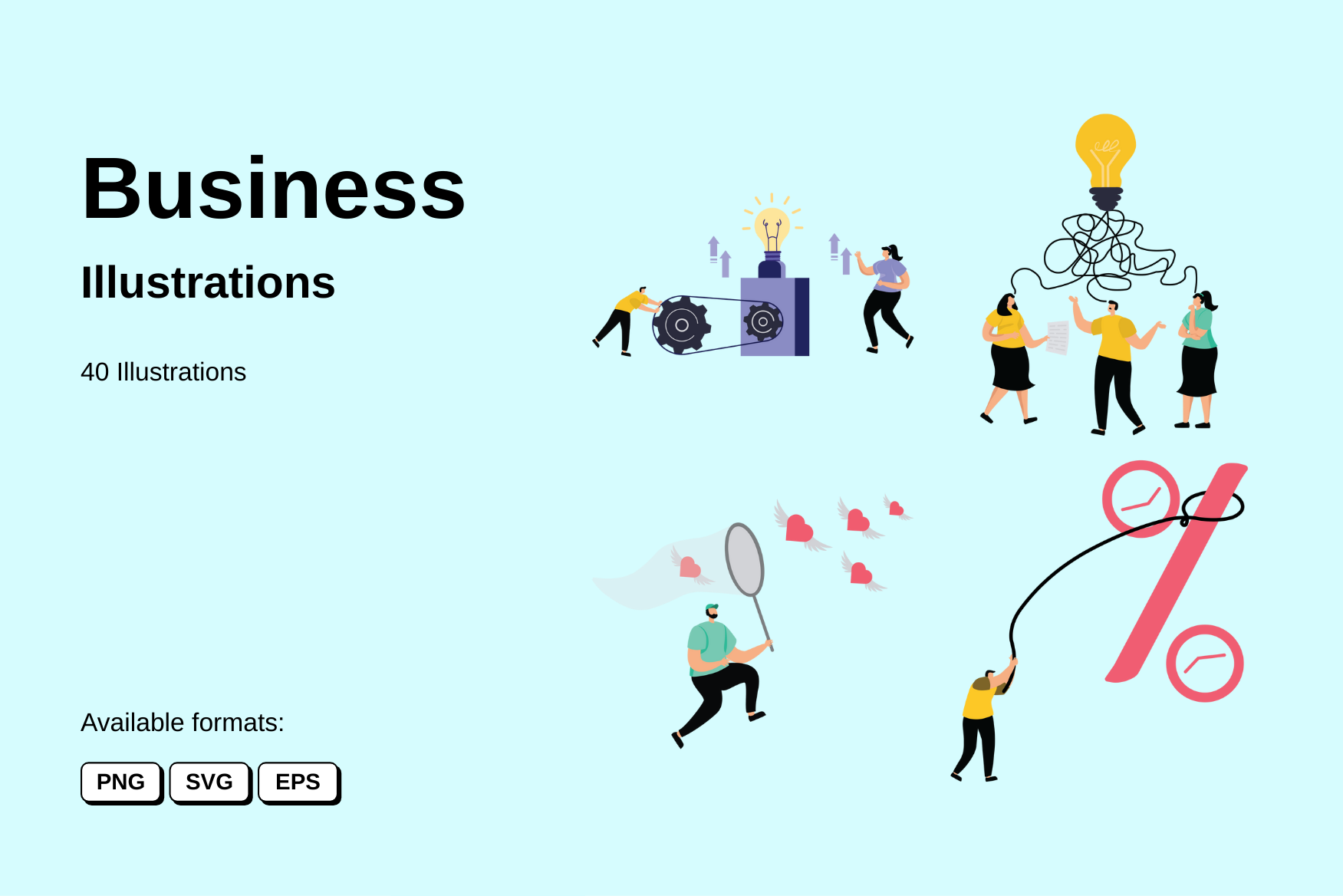 Premium Business Illustration pack from Business Illustrations