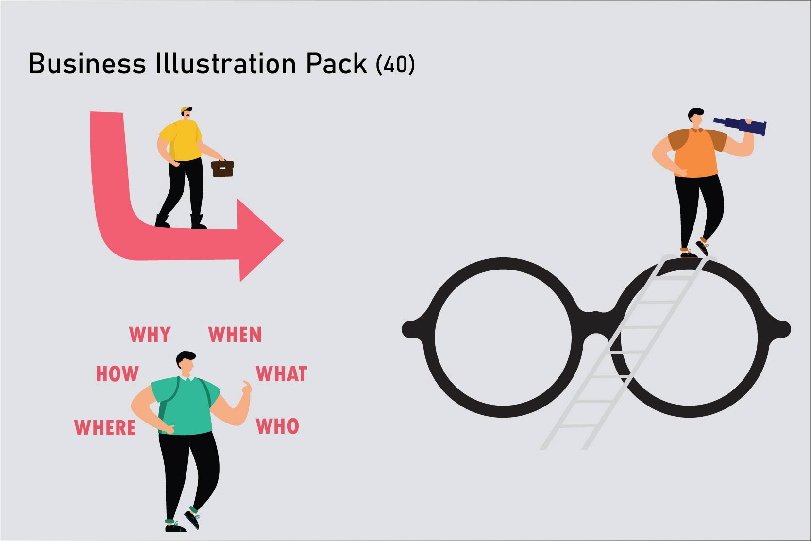 Premium Business Illustration pack from Business Illustrations