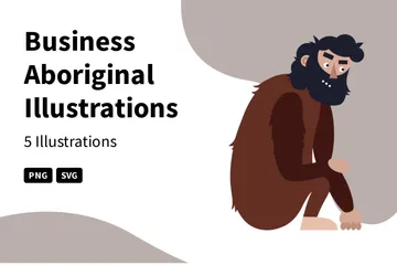 Business Aboriginal Illustration Pack
