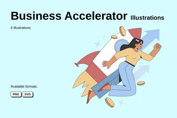 Business Accelerator Illustration Pack