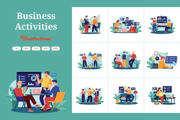 Business Activities Illustration Pack