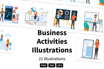 Business Activities Illustration Pack