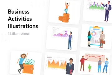 Business Activities Illustration Pack