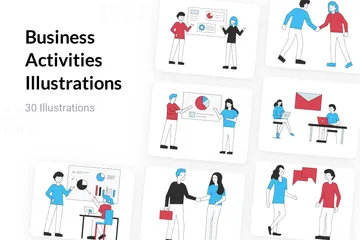 Business Activities Illustration Pack