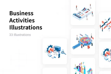 Business Activities Illustration Pack