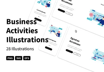 Business Activities Illustration Pack