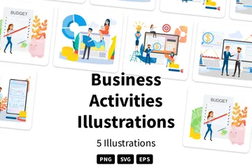 Business Activities Illustration Pack