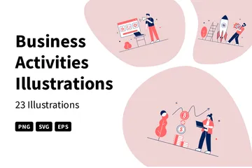 Business Activities Illustration Pack