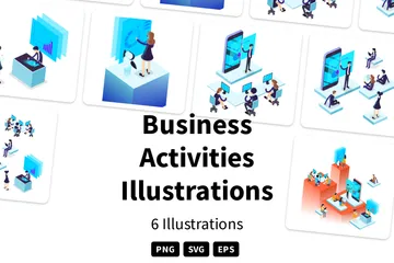 Business Activities Illustration Pack