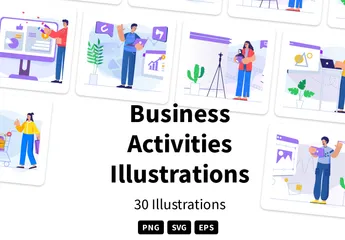 Business Activities Illustration Pack