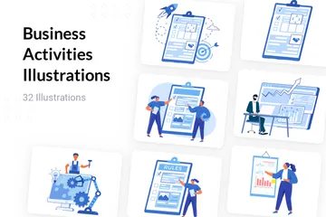 Business Activities Illustration Pack