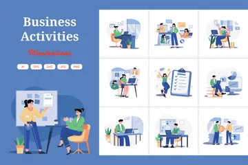 Business Activities Illustration Pack