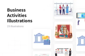 Business Activities Illustration Pack