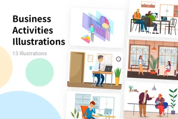 Business Activities Illustration Pack