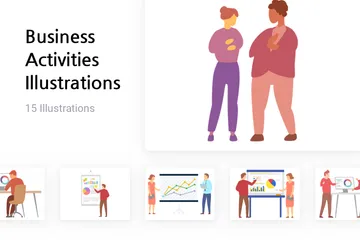 Business Activities Illustration Pack