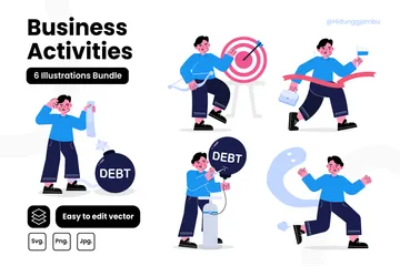 Business Activities Illustration Pack