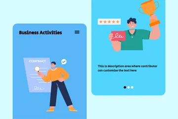 Business Activities Illustration Pack