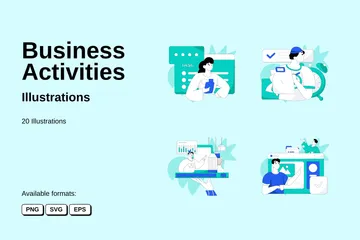 Business Activities Illustration Pack